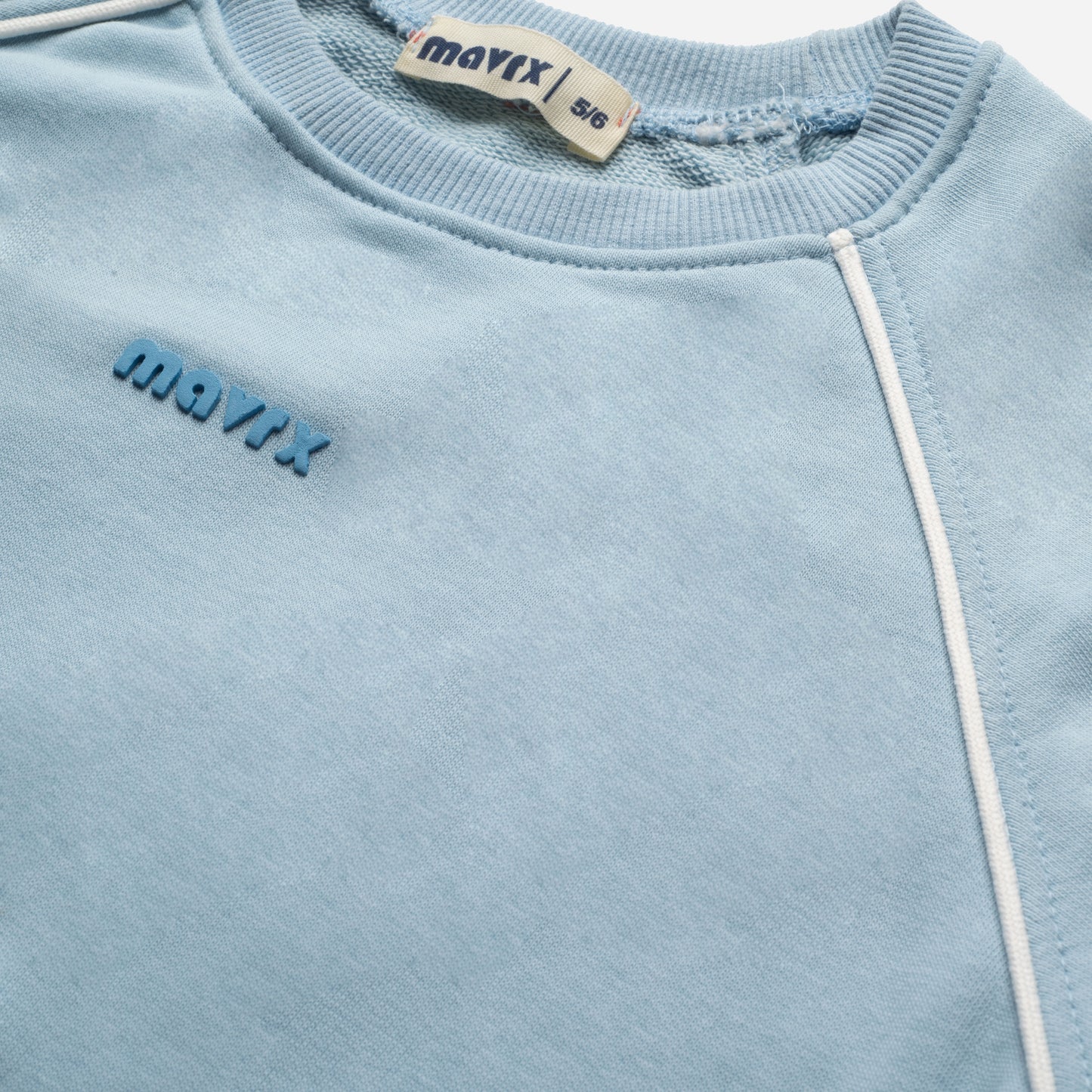 Piping baby blue set