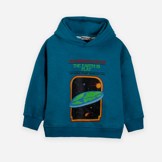 Earth printed hoodie