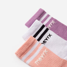 Load image into Gallery viewer, Pack of 3 pairs of Long Socks (Peachy Pink / white / Lilac)
