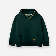 Load image into Gallery viewer, Plain Piping Hoodie - Forest Green
