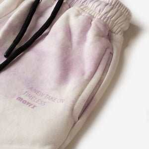 Tie-Dye Hoodie Set - Mauve