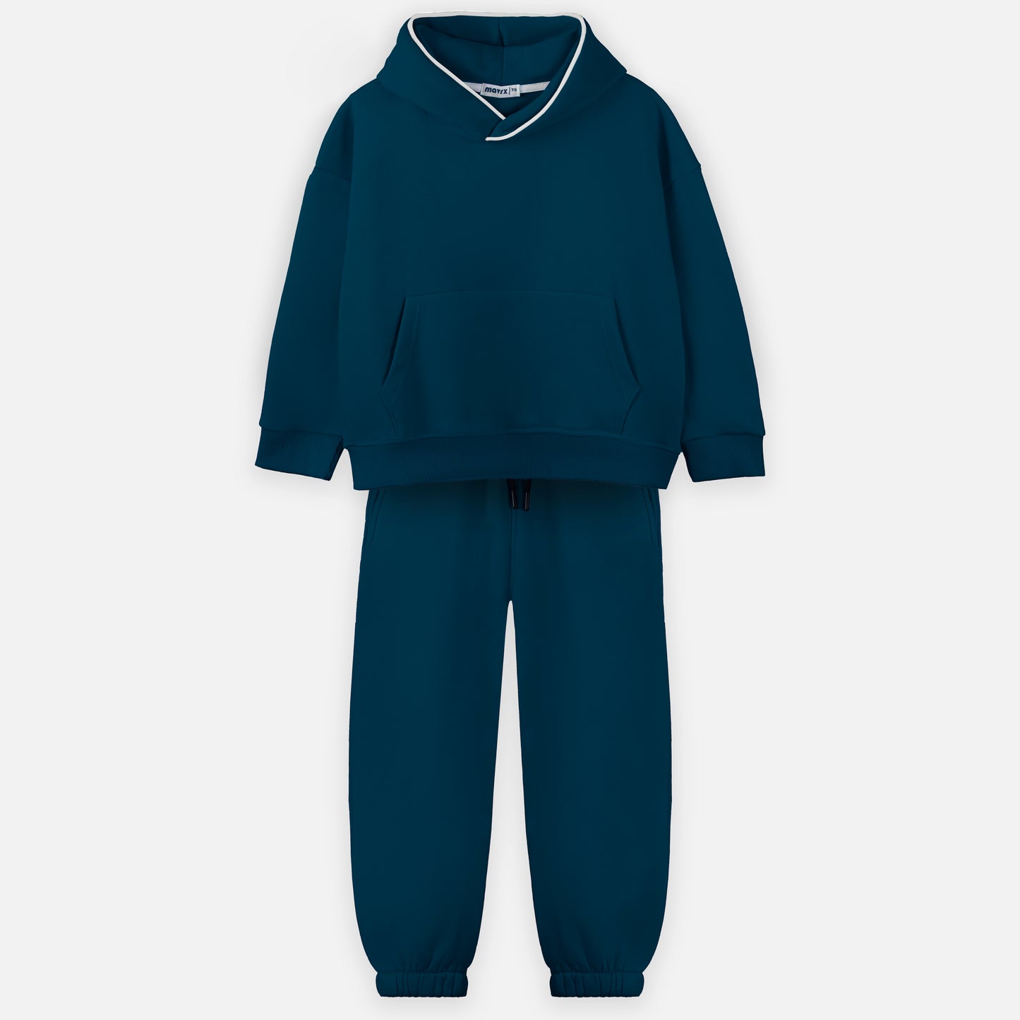 Piping Hoodie Set - teal