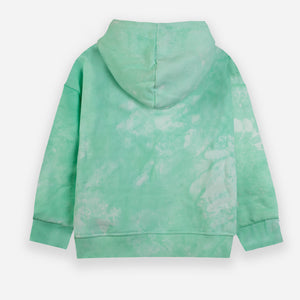 Tie-Dye Hoodie Set - Mint