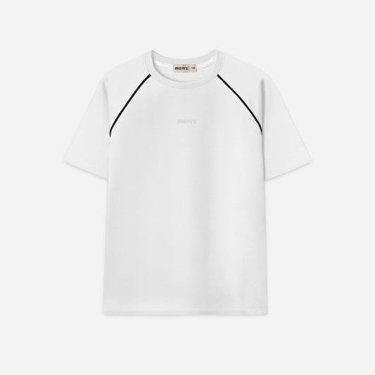 White Piping T-shirt