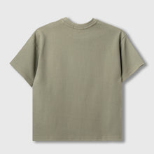 Load image into Gallery viewer, Textured  Ribbed T-shirt - Light Olive

