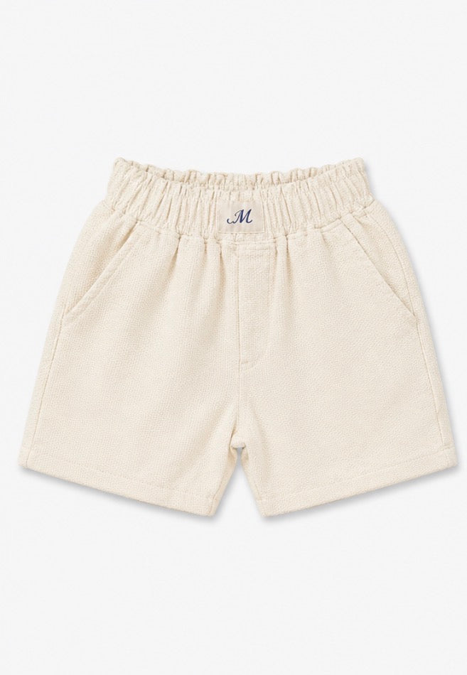 Linen Shorts - Beige