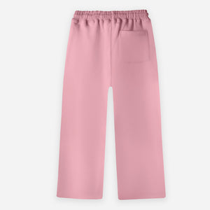 Wide-leg Sweatpants - Pink