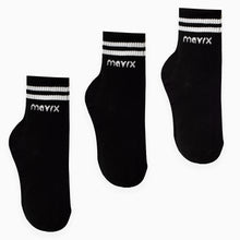 Load image into Gallery viewer, Pack of 3 pairs of Long Socks ( Black)
