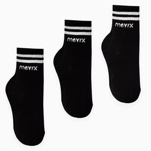 Pack of 3 pairs of Long Socks ( Black)