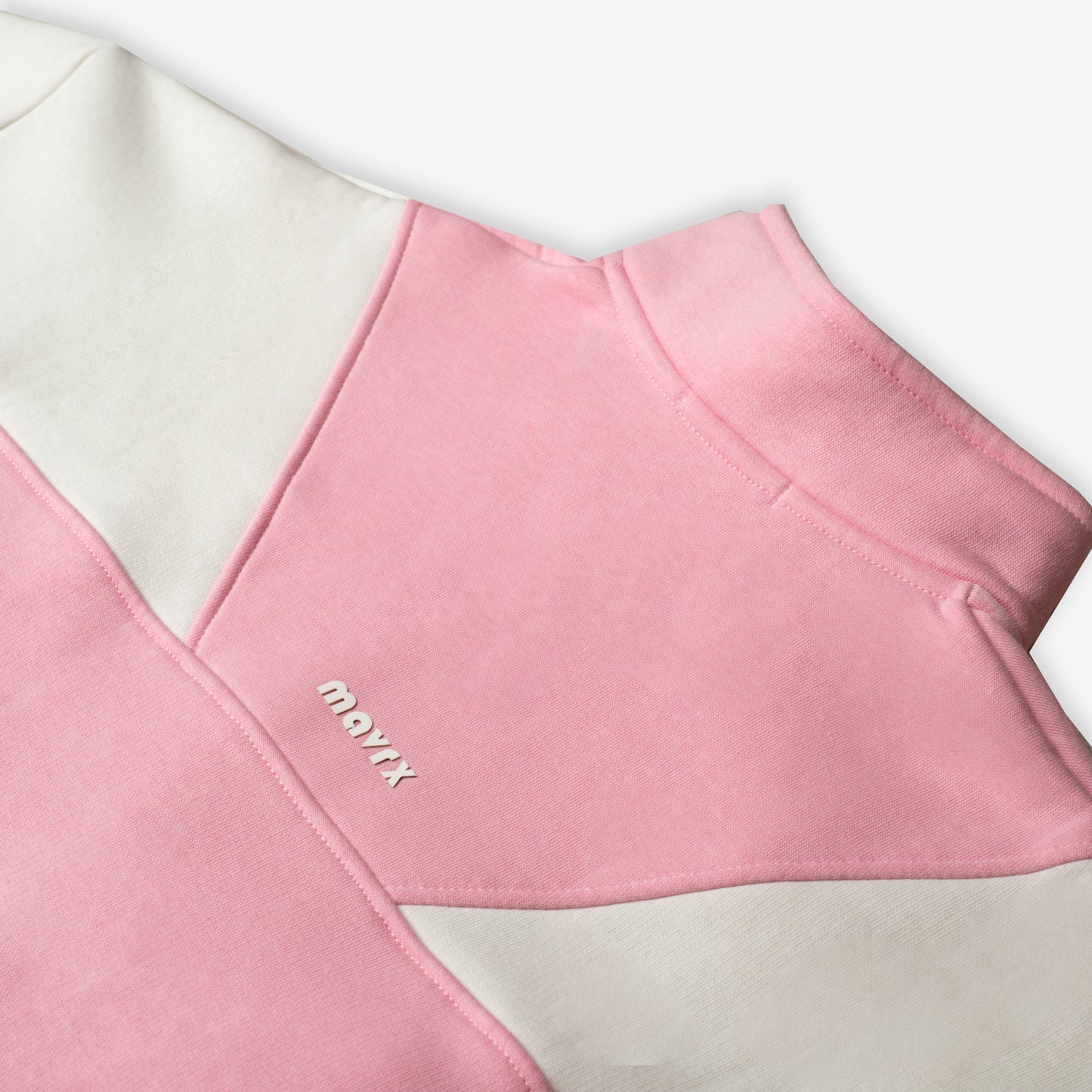 Cropped Hoodie Set - Pink