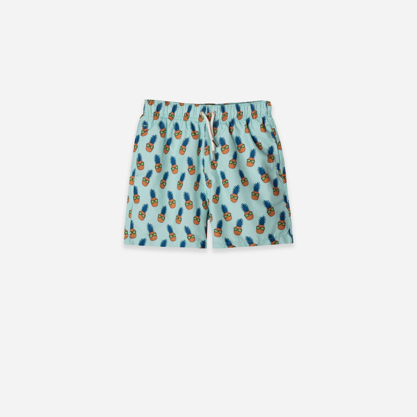 Pineapple Swim Shorts - Aqua