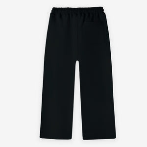 Wide-leg Sweatpants - Black