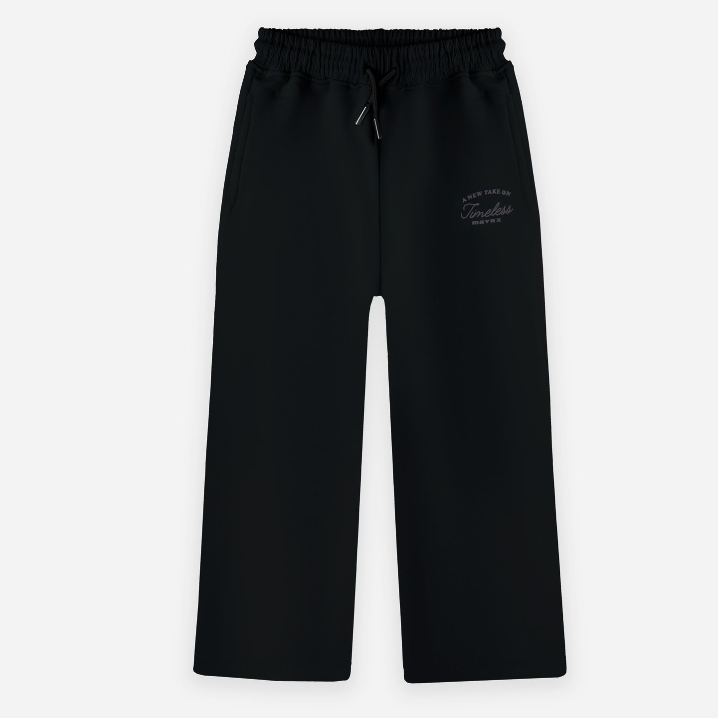 Wide-leg Sweatpants - Black