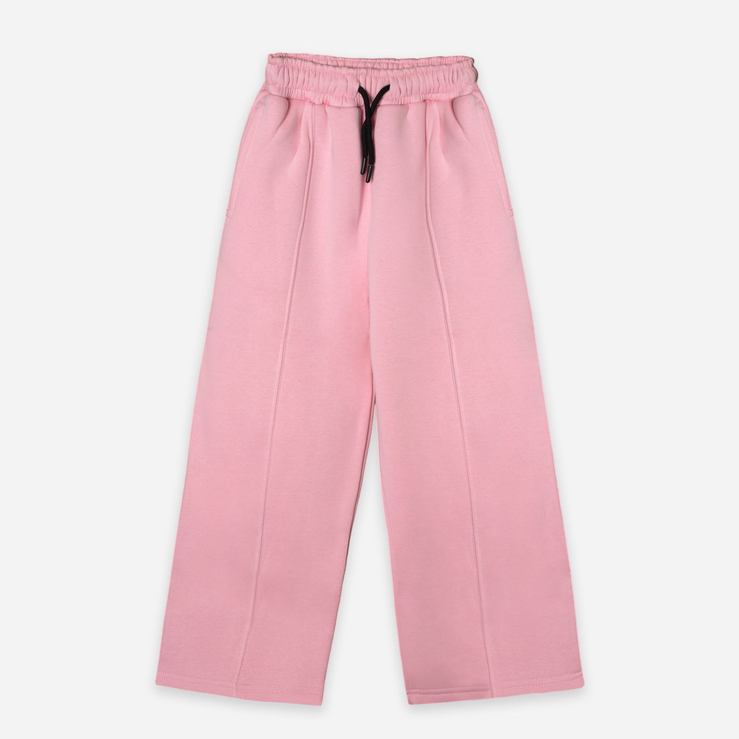 Cropped Hoodie Set - Pink