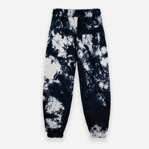 Tie-Dye Hoodie Set - Navy Blue