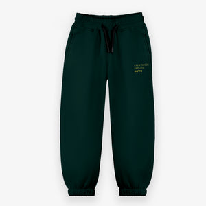 Dark green sweet pants