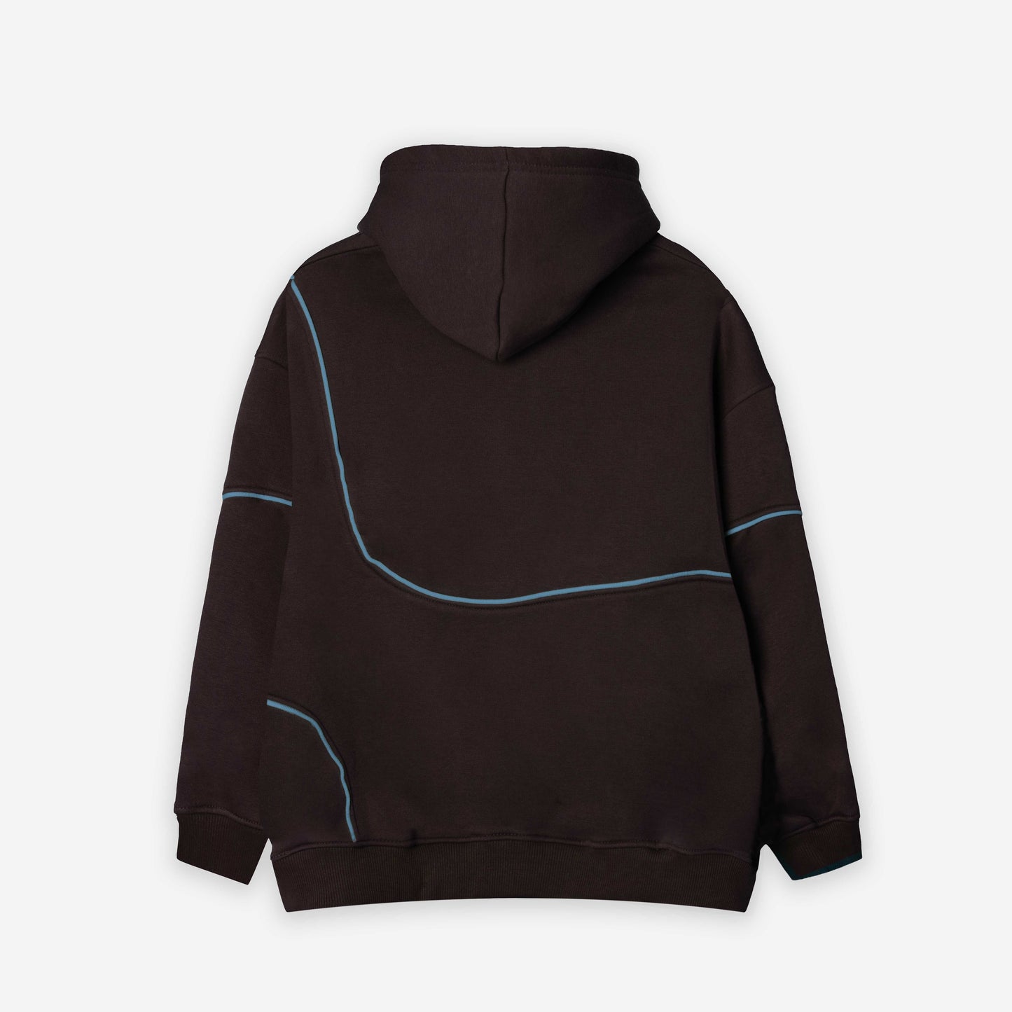 Waves Hoodie Set - Brown