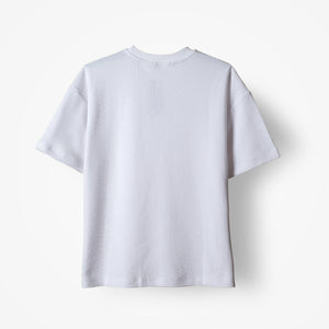 Textured T-shirt - White