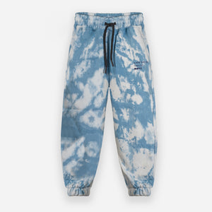 Tie-Dye Hoodie Set - baby blue