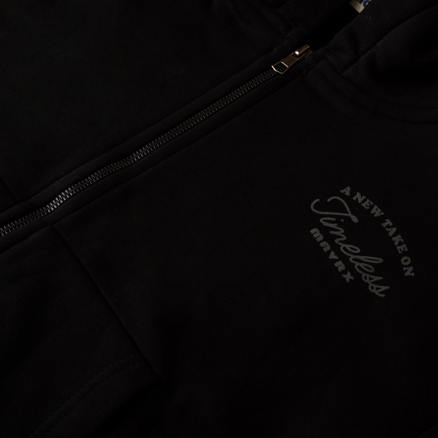 Timeless Black Full-Zip Jacket
