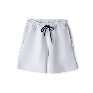 Textured Shorts - White