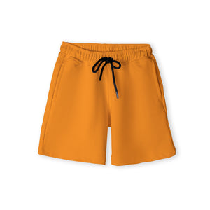 Textured Shorts - Orange