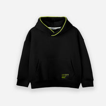 Load image into Gallery viewer, Black over size hoodie
