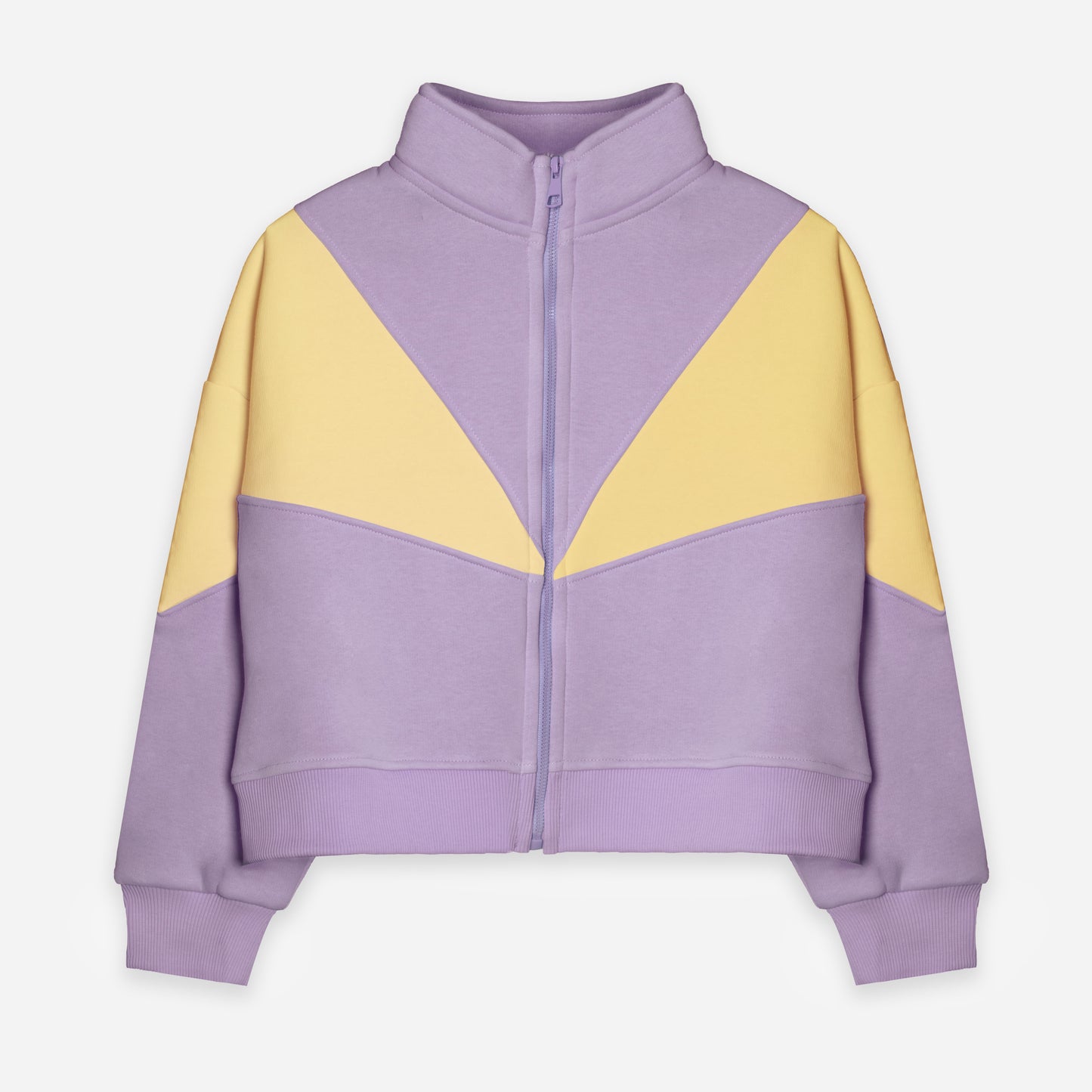 Cropped Hoodie Set - Lilac