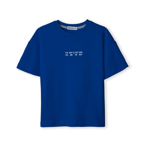 Royal Blue Over Size T-shirt