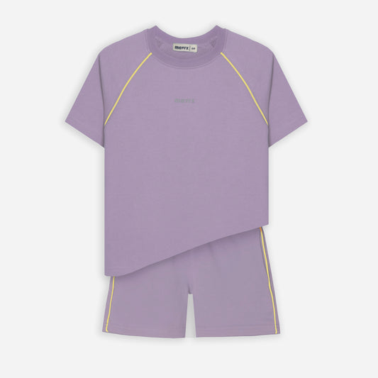 Piping mauve set