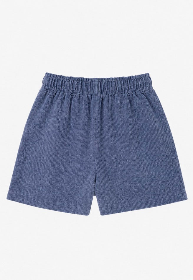 Linen Shorts - Navy Blue