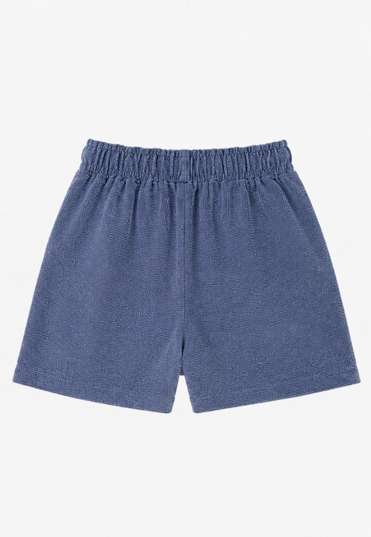 Linen Shorts - Navy Blue