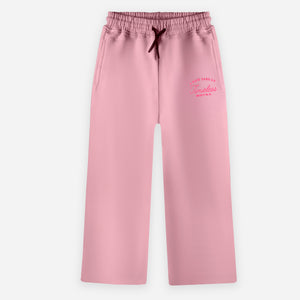 Wide-leg Sweatpants - Pink