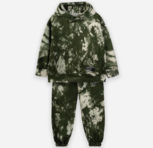 Load image into Gallery viewer, Tie-Dye Hoodie Set - Olive
