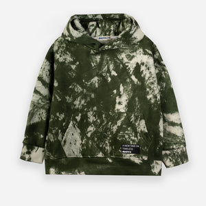 Tie-Dye Hoodie -Olive