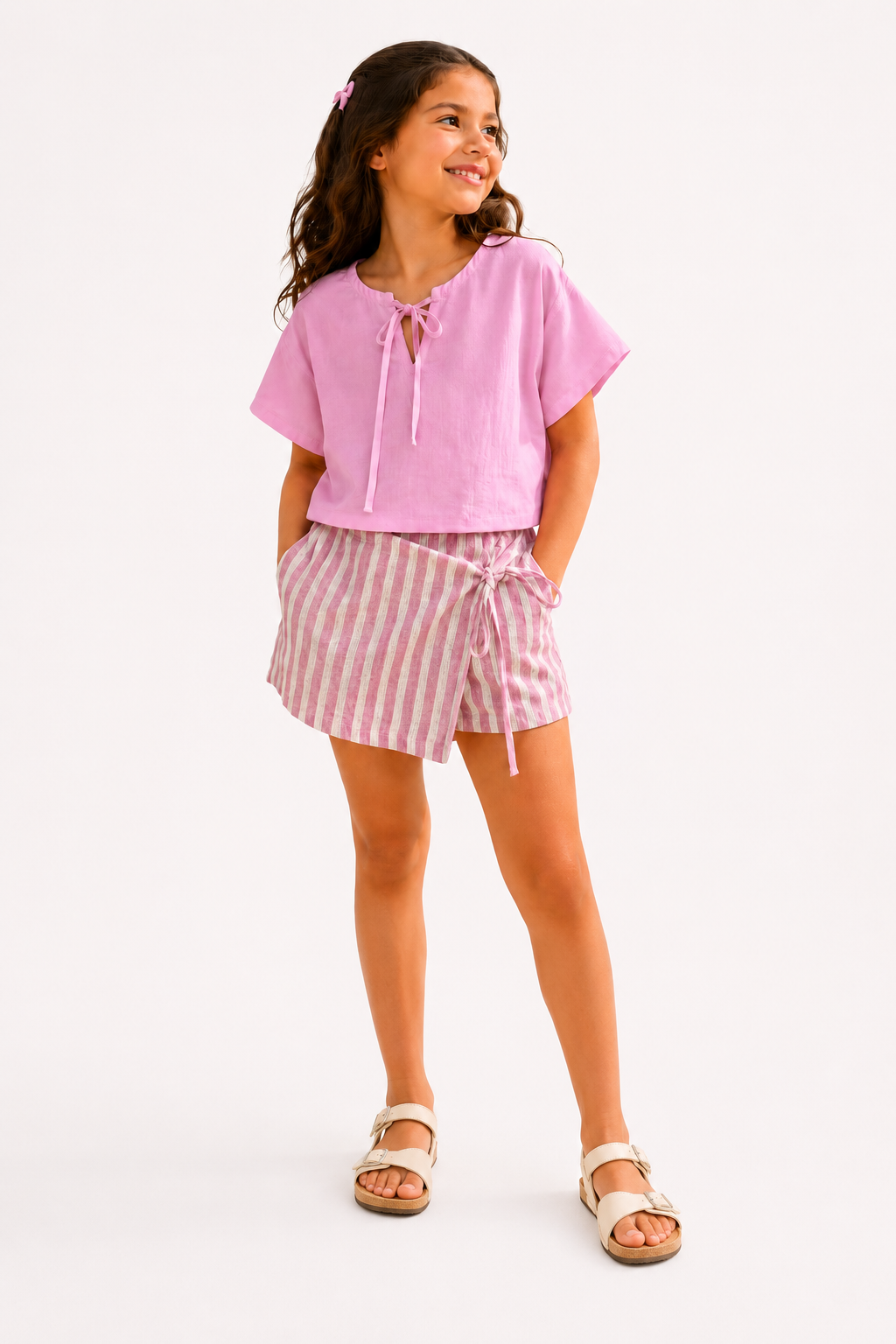 Girl's Boho Set - Pink