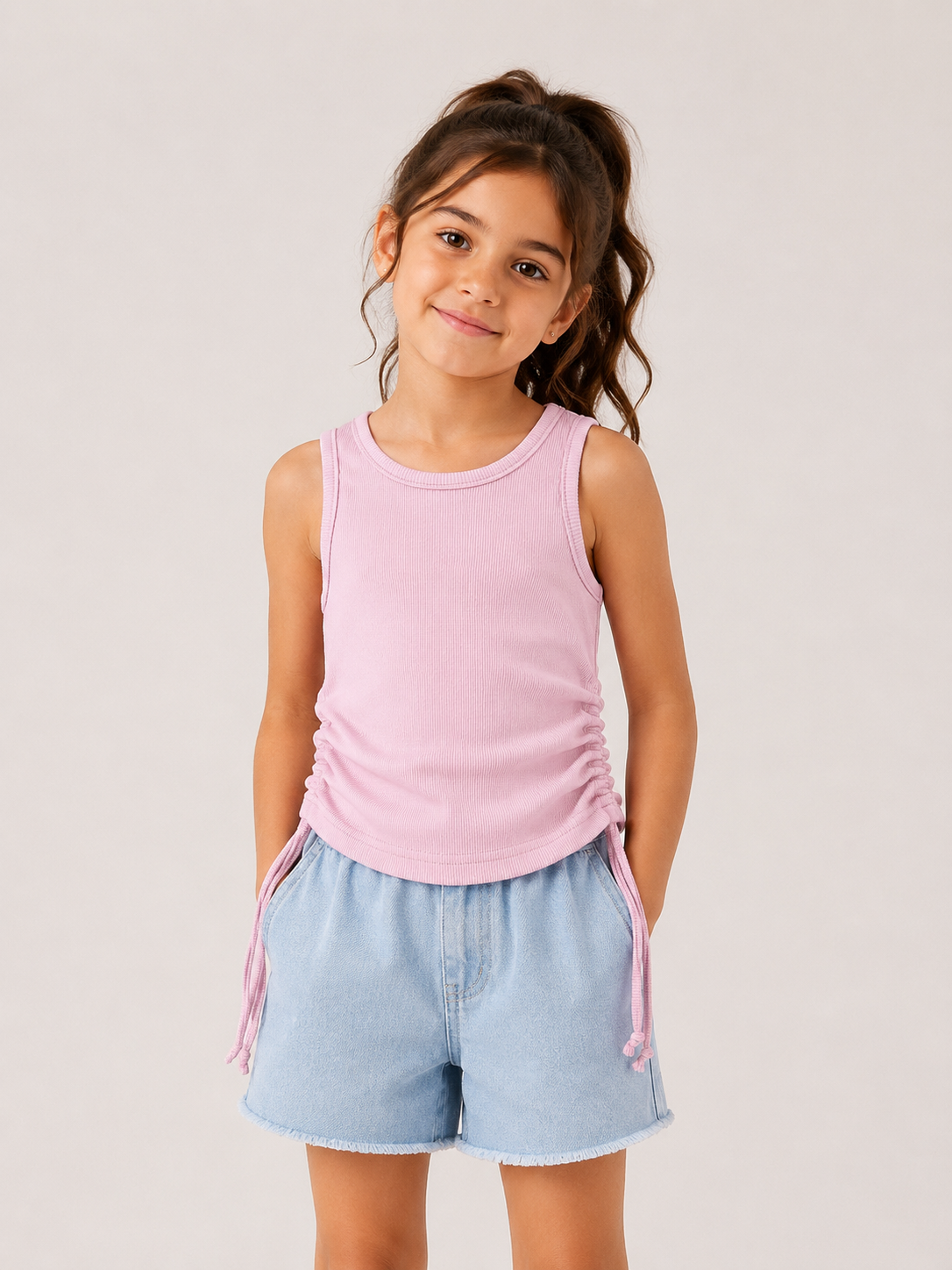 Iconic Rib Tank top - Pink