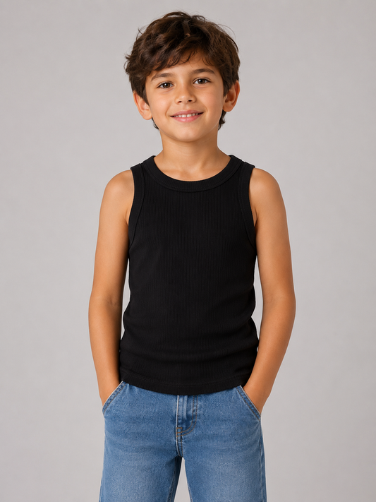 Edgy Tank top - Black