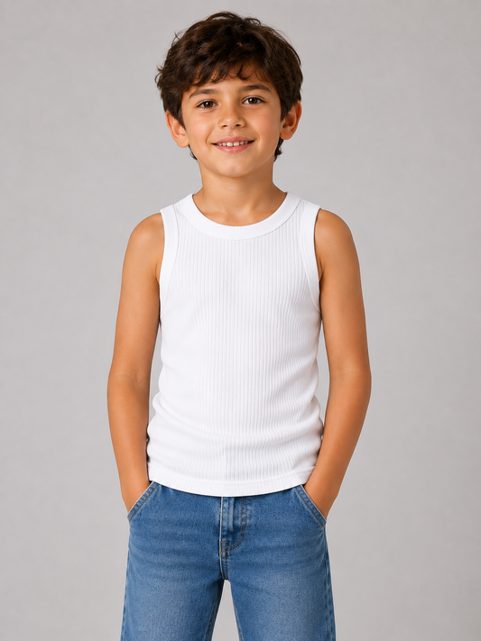 Edgy Tank top - White