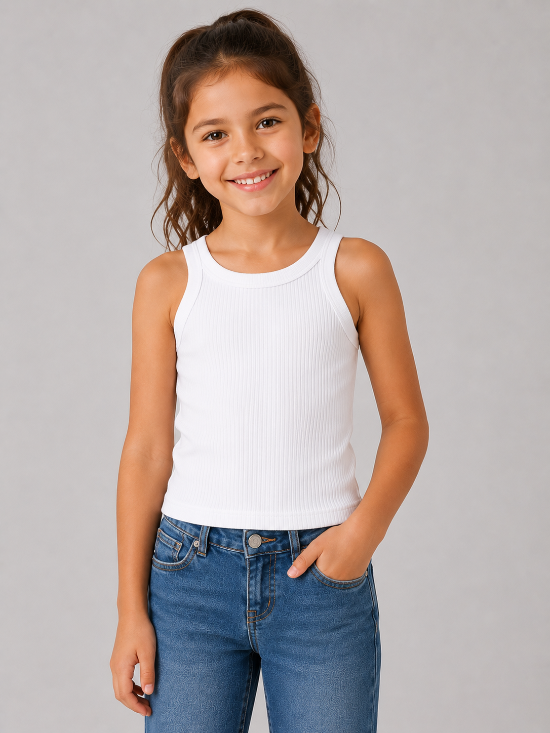 Edgy Tank top - White