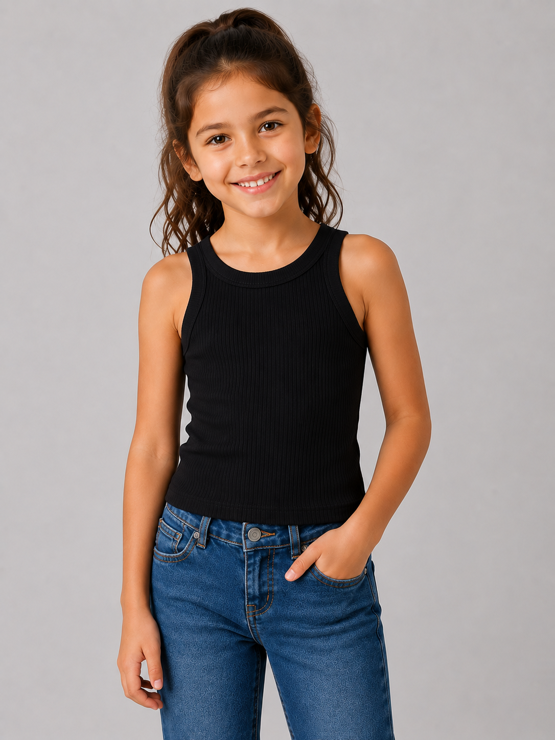 Edgy Tank top - Black