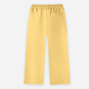 Wide-leg Sweatpants - Yellow