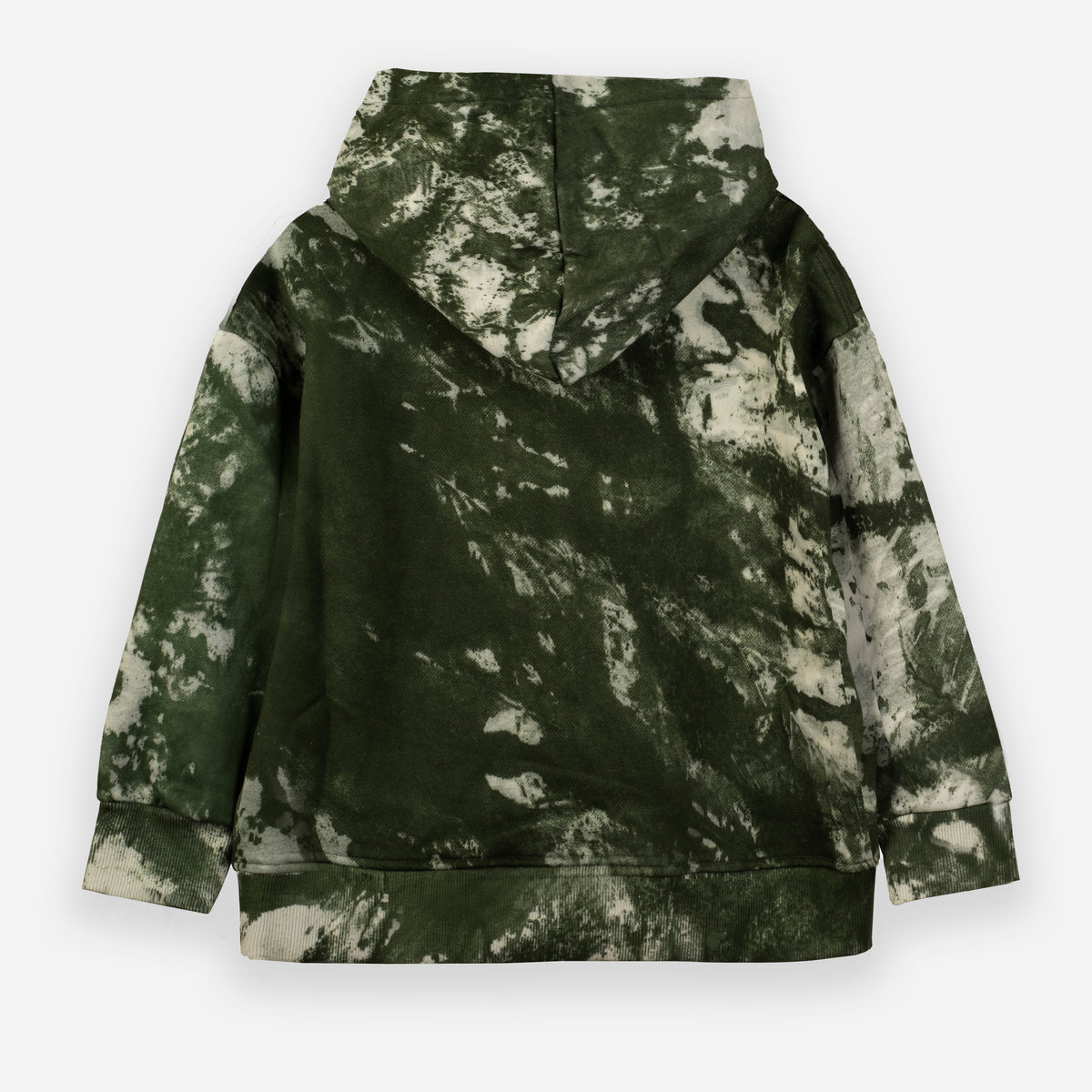 Tie-Dye Hoodie Set - Olive
