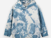 Load image into Gallery viewer, Tie-Dye Hoodie -Baby Blue
