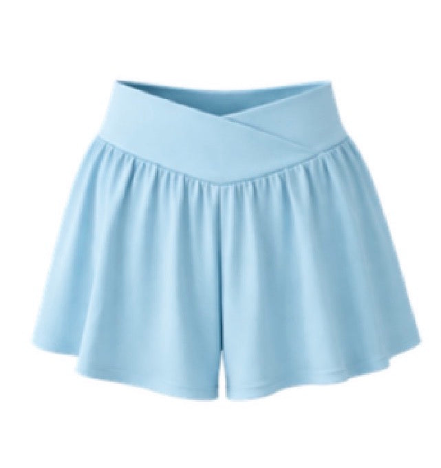 Girls Swimming Shorts - Baby Blue