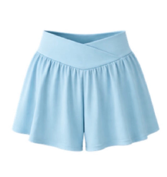 Girls Swimming Shorts - Baby Blue