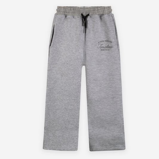 Wide-leg Sweatpants - Grey