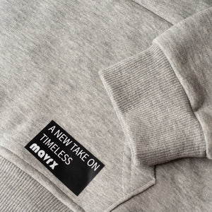 Plain Piping Hoodie - Grey