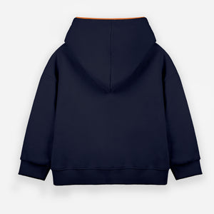 Navy over size hoodie