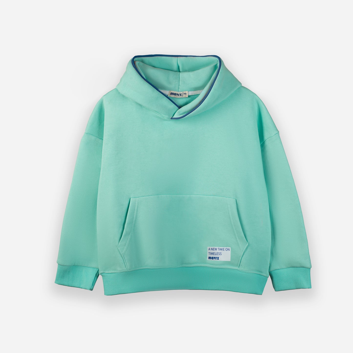 Plain Piping Hoodie - Mint